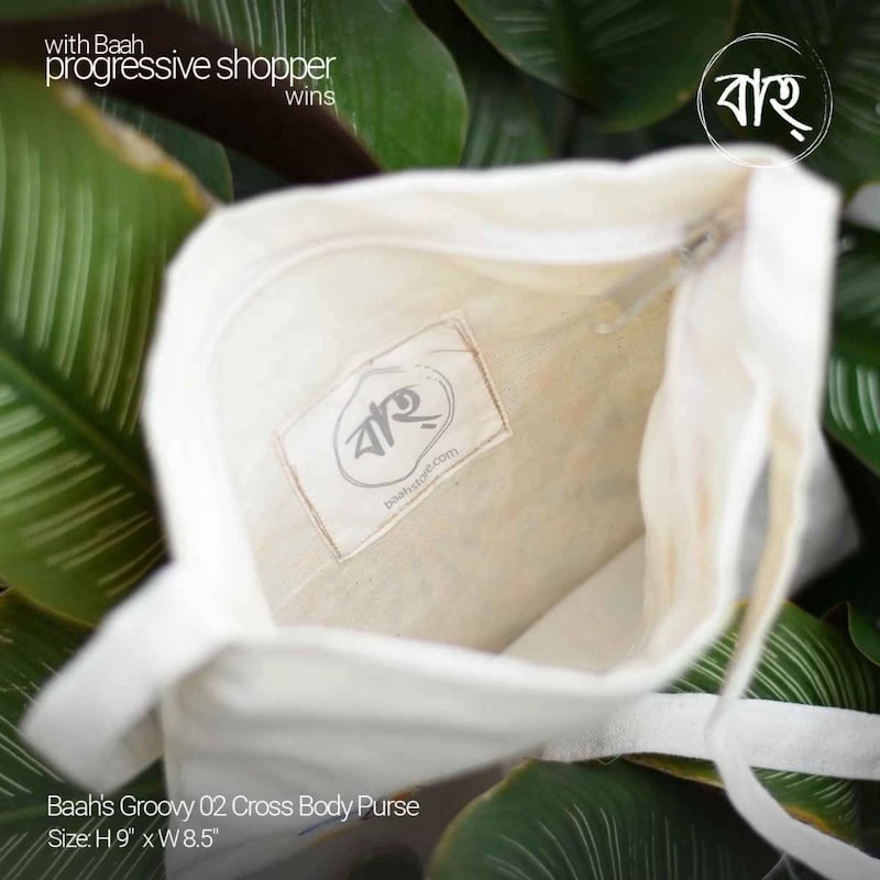 Picture of Baah's Groovy 02 Cross Body Purse-Off White