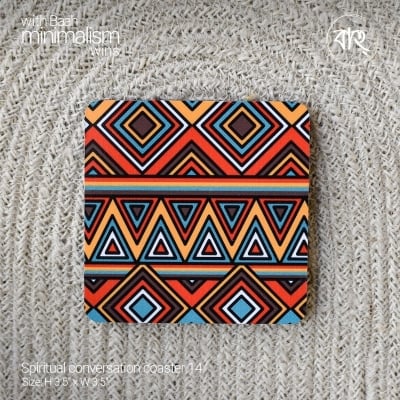 Picture of Spiritual Conversations Coasters-14(Per pcs)-Multicolor