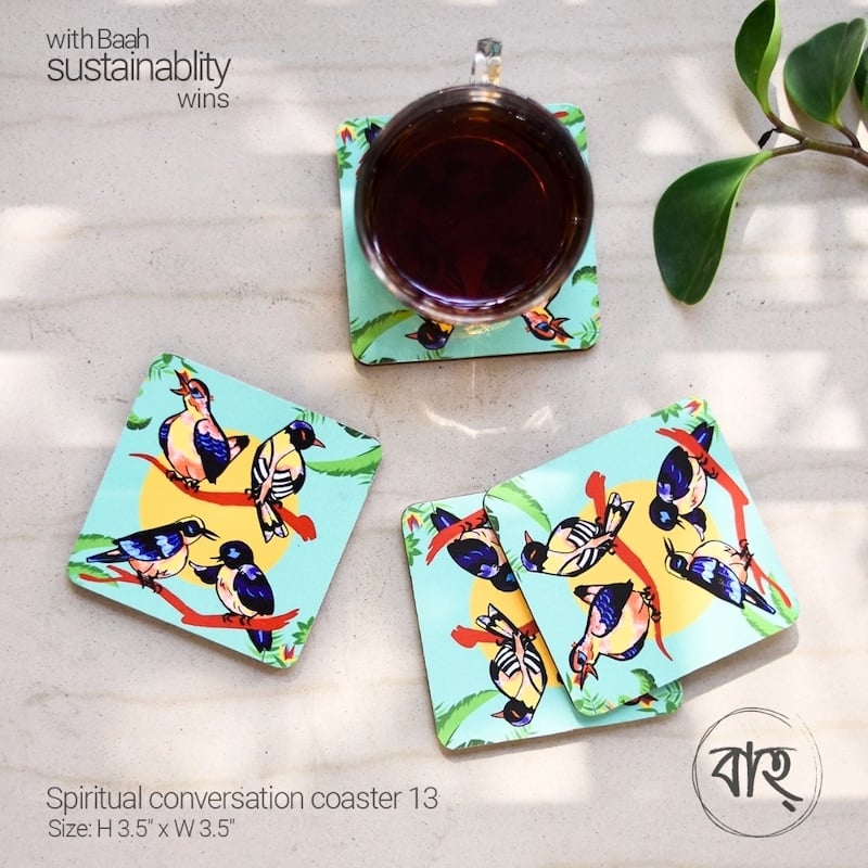 Picture of Spiritual Conversations Coasters-13(Per pcs)-Multicolor
