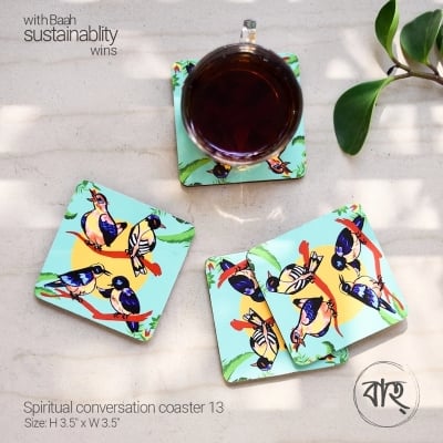 Picture of Spiritual Conversations Coasters-13(Per pcs)-Multicolor