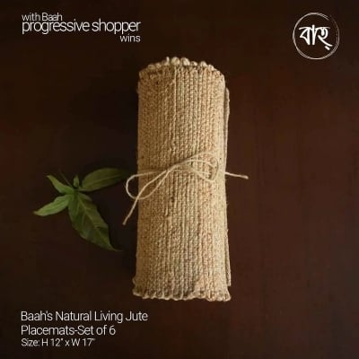 Picture of Baah’s Natural Living Jute Placemats-Set of 6