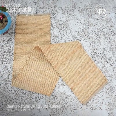 Picture of Baah’s Natural Living Jute Runner-Gold