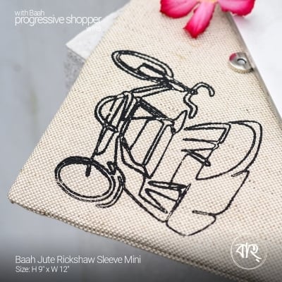 Picture of Baah Jute Rickshaw Sleeve Mini