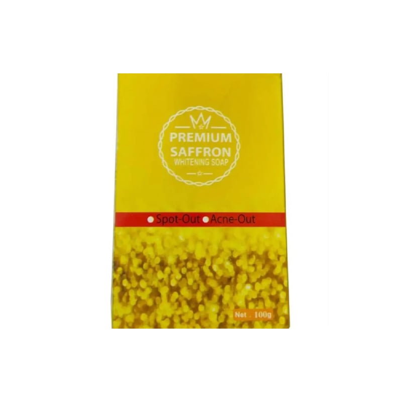 Picture of Premium Saffron Whitening Soap Spot out, Acne out- 100gm (Iran) Bar Soap