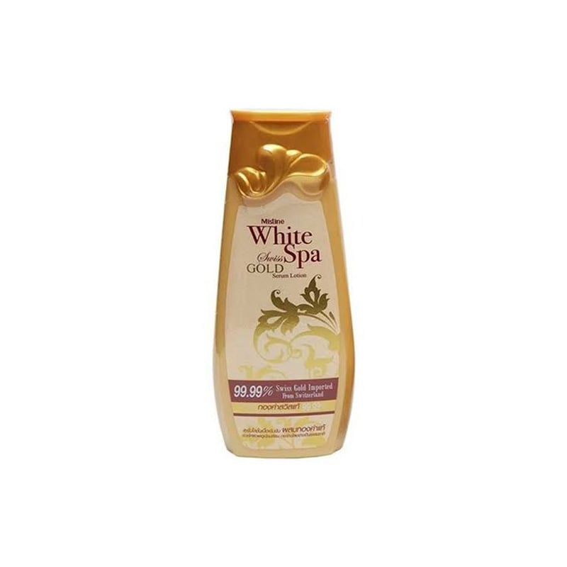 Picture of Mistine Body Lotion White Spa Swiss Gold Serum Lotion 99.99% Gold 200ml
