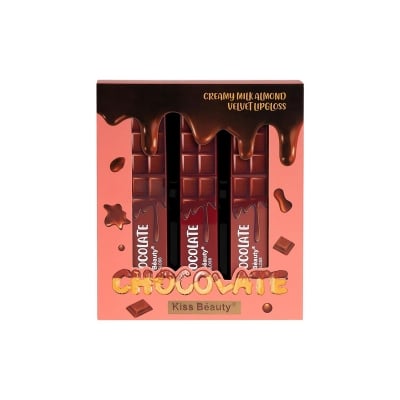 Picture of Kis Beauty Velvet Lip Gloss Chocolate 3 pcs