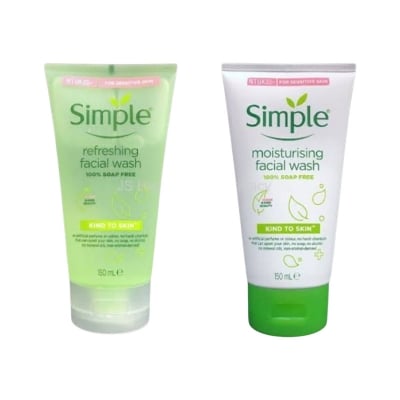 Picture of Simple Kind to Skin Facial Wash 150ml (refreshing, moisturising)