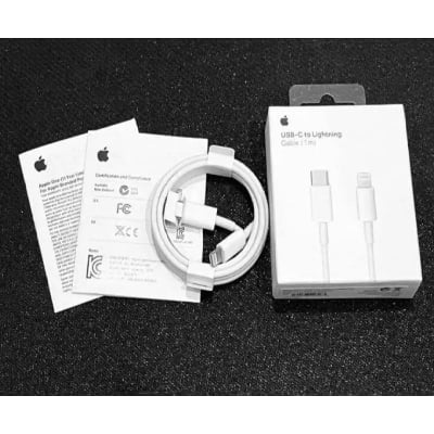 Picture of 20W USB-C to Lightning PD Data Cable for iPhone 13, 12, 11, X - Fast Charging & Data Transfer White