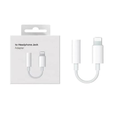 Picture of For IPhone Lightning Port To 3.5mm Audio Adapter White