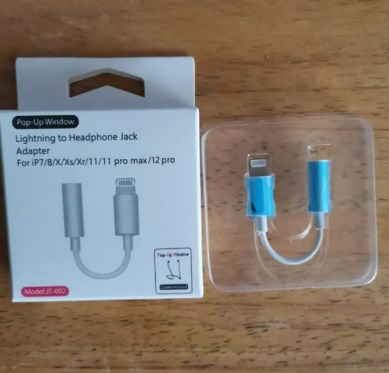 Picture of For IPhone Lightning Port To 3.5mm Audio Adapter White