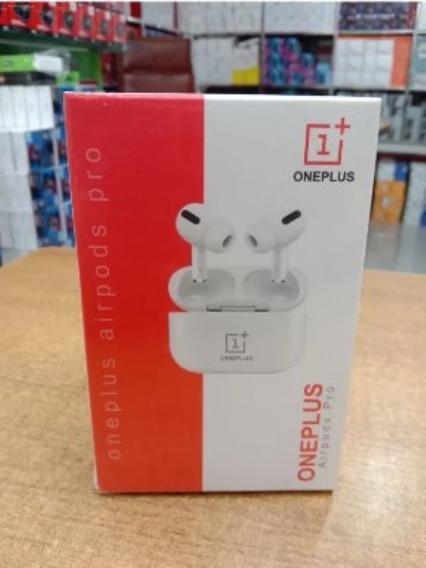 Picture of One plus AirPods Pro Tws Bluetooth V5.0 Wireless Earbuds - Bluetooth Headphone White