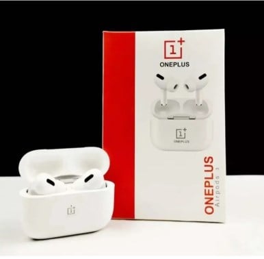 Picture of One plus AirPods Pro Tws Bluetooth V5.0 Wireless Earbuds - Bluetooth Headphone White