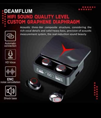 Picture of M90 Pro Tws Earphones Hd Voice Noise Cancelling Earbuds - Bluetooth Headphone Black