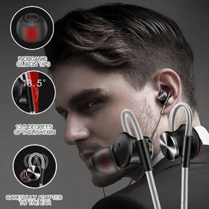 Picture of QKZ Dm10 Zinc Alloy HIFI Metal earphone in headphone Black