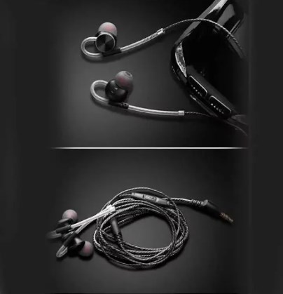 Picture of QKZ Dm10 Zinc Alloy HIFI Metal earphone in headphone Black