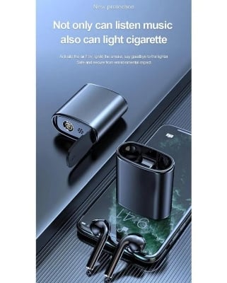 Picture of A31 TWS Bluetooth Earphone Wireless Headset Earphone Sport Headphone with Charging Bin - Black