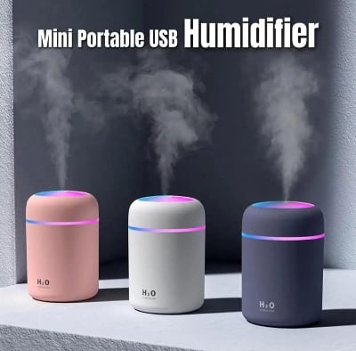 Picture of Portable 300Ml Aroma Diffuser And Purifier - Humidifier Black