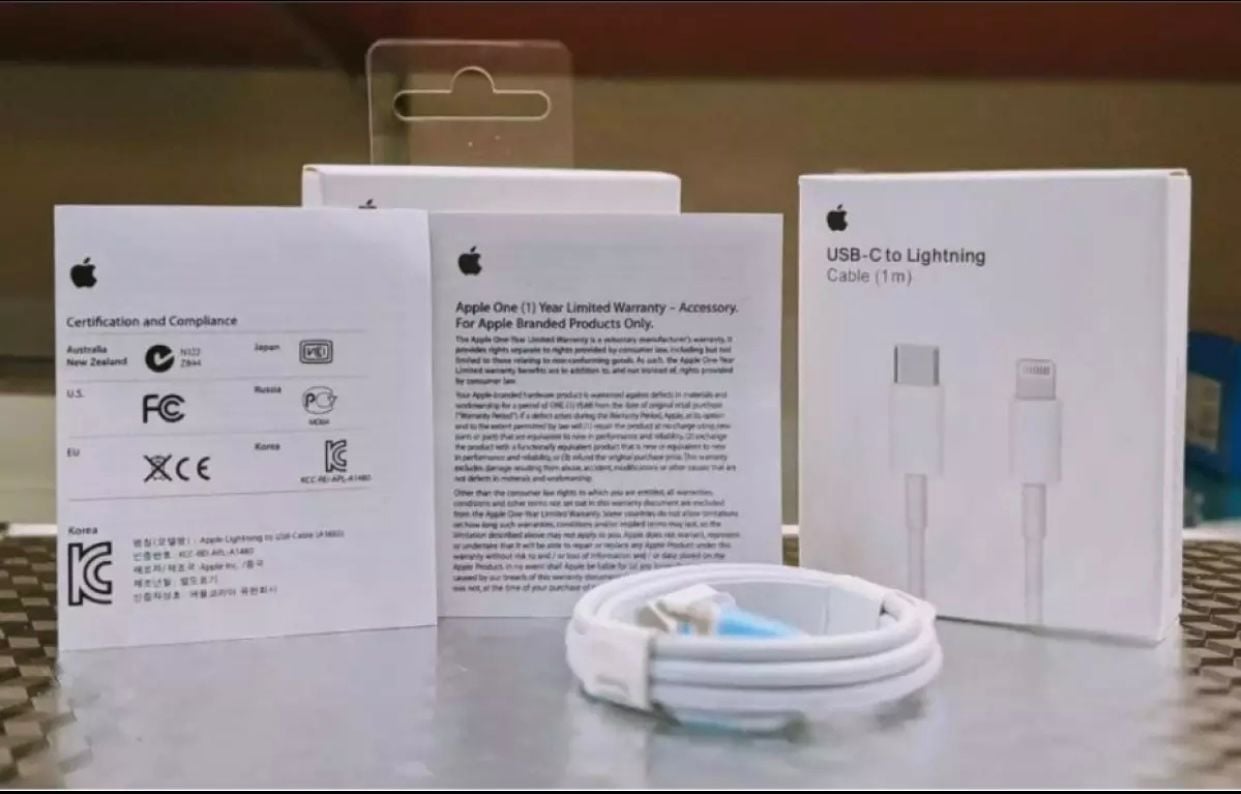 Picture of 20W USB-C to Lightning PD Cable for iPhone 8 to 15 Series - Fast Charging White
