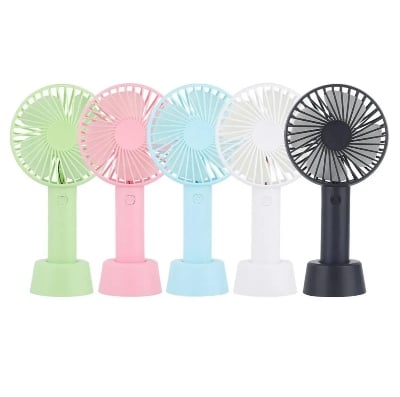 Picture of Very Stylish Mini USB Lithium Battery Rechargeable Hand Fan Multicolor