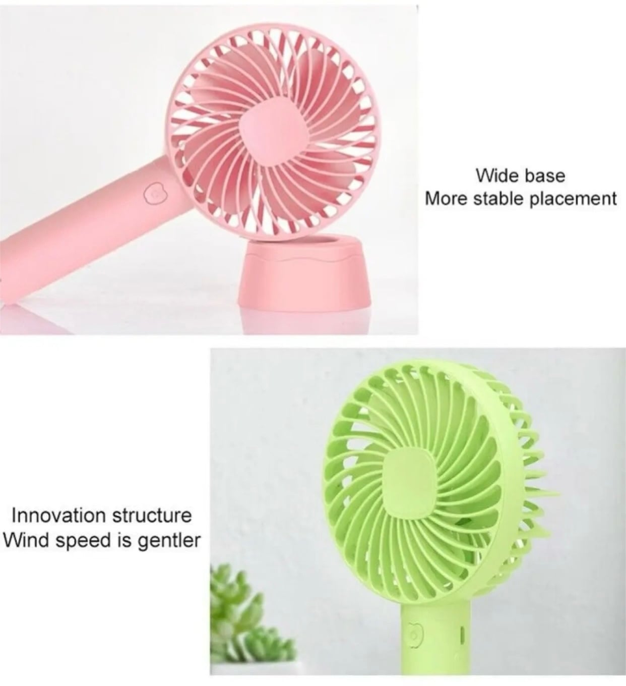 Picture of Very Stylish Mini USB Lithium Battery Rechargeable Hand Fan Multicolor