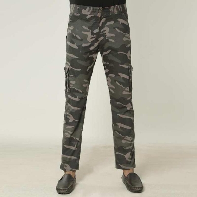 Picture of Arme Printed Twill Cargo Pant for Men - Multicolor