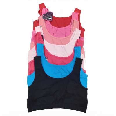 Picture of 3p Semis bra sports bra cotton bra teenagers bra - Multicolor