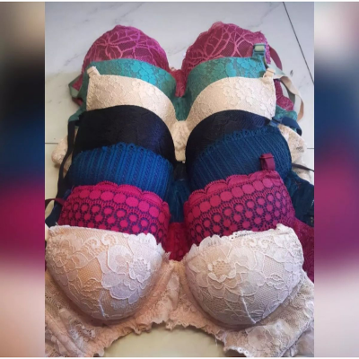 Picture of Soft comfortable multicolor net foam bra women's & Girls - Bra - Bra For Girls - Multicolor