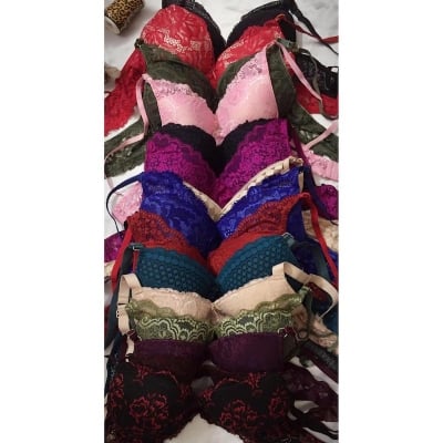 Picture of Soft comfortable multicolor net foam bra women's & Girls - Multicolor