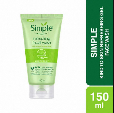 Picture of Simple Kind To Skin Refreshing Facial Wash 150ml Multicolor