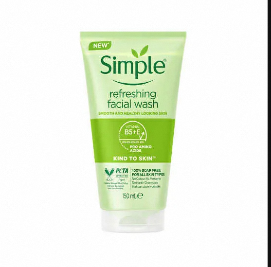 Picture of Simple Kind To Skin Refreshing Facial Wash 150ml Multicolor