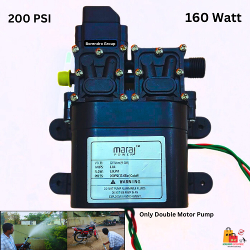Picture of Bike & Car Washing Water Pump double Motor - 180 Watt-Black
