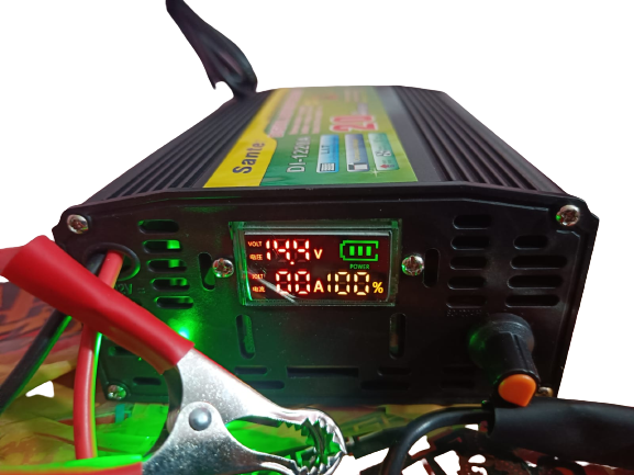 Picture of 20A Digital Automatic Battery Charger / Auto Cut System 20A Digital Display Charger-Black