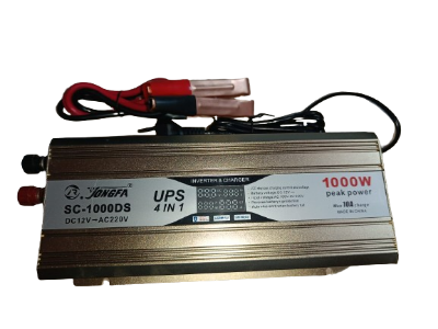 Picture of JONGFA 1000W IPS Machine and Battery Charger Digital Display / 4 In 1- Auto DC 12V to AC 220V Inverter with 10Amps Charger - Powerful Combination for Reliable Power Supply Anywhere