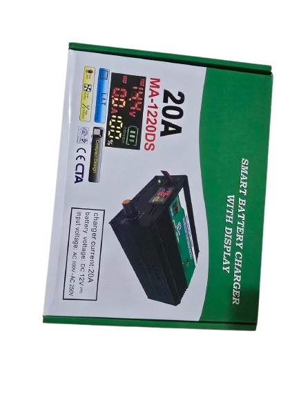 Picture of MT 12v 20A Digital Battery Charger Full Auto & Digital Display For IPS Battery, Dry Battery, acid Battery, Solar Battery