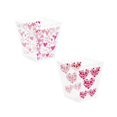 Picture of DT Val Popcorn Bucket 2PK Pink Heart Buy 1 Get 1
