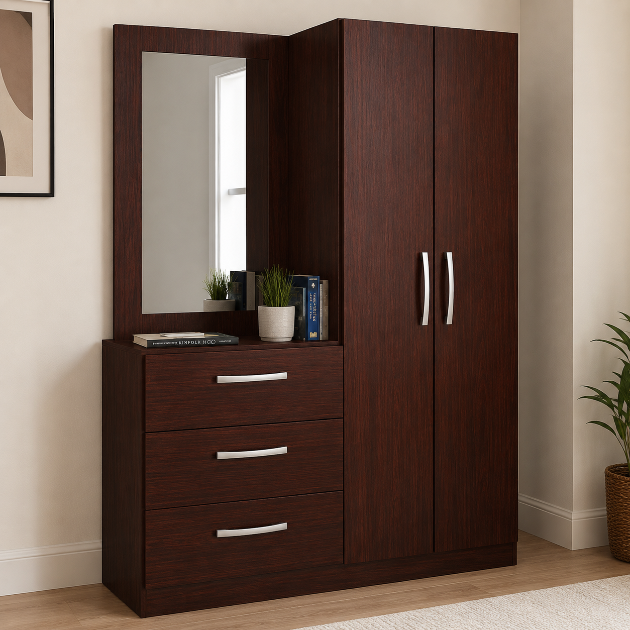 Picture of Advanced inspiring - Unique Make - RK MDF Stylish Vanity Dresser and Cupboard - Vintage Choice - To Exprerience Greatness