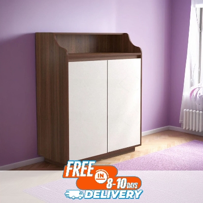 Picture of RK Modern and Trendy Cabinets & Sideboards with Frosty White Door - Furniture & Décor-Shan Teak - White