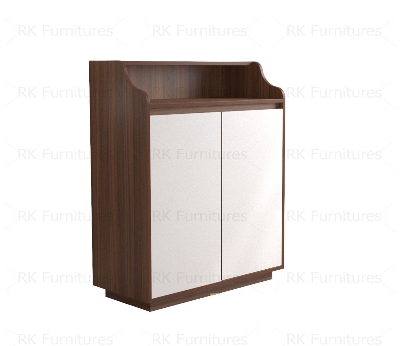 Picture of RK Modern and Trendy Cabinets & Sideboards with Frosty White Door - Furniture & Décor-Shan Teak - White