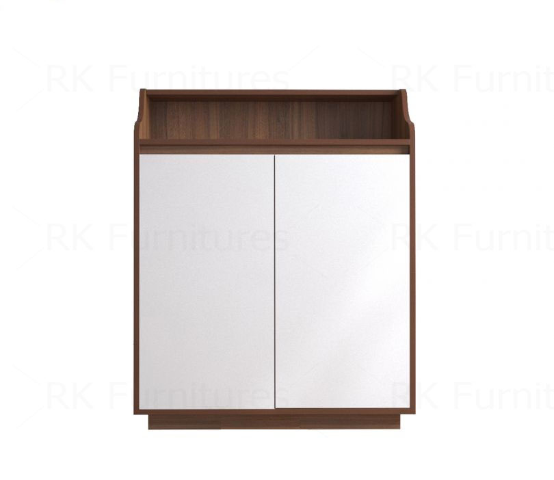 Picture of RK Modern and Trendy Cabinets & Sideboards with Frosty White Door - Furniture & Décor-Shan Teak - White