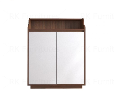 Picture of RK Modern and Trendy Cabinets & Sideboards with Frosty White Door - Furniture & Décor-Shan Teak - White
