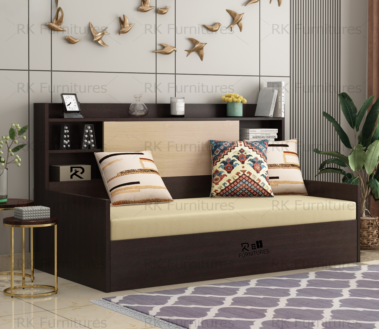 Picture of RK Stylish 3 Seat BOX Sofa Frame Made of MDF Board Second Edition
