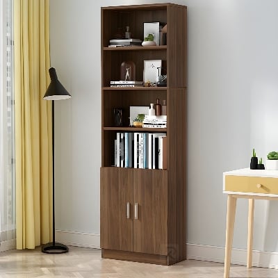 Picture of RK Modern Library Book Shelf Standing Display Shelve Rack Engineered Wood Bookcase Bookshelf Showpiece Rack with Storage Cabinet