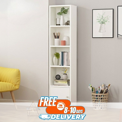 Picture of 5 Layer Best Book Shelf Simple Design Living Room Decorative Display Organize Rack Wood Storage Bookshelf Modern Life Rack Shelve