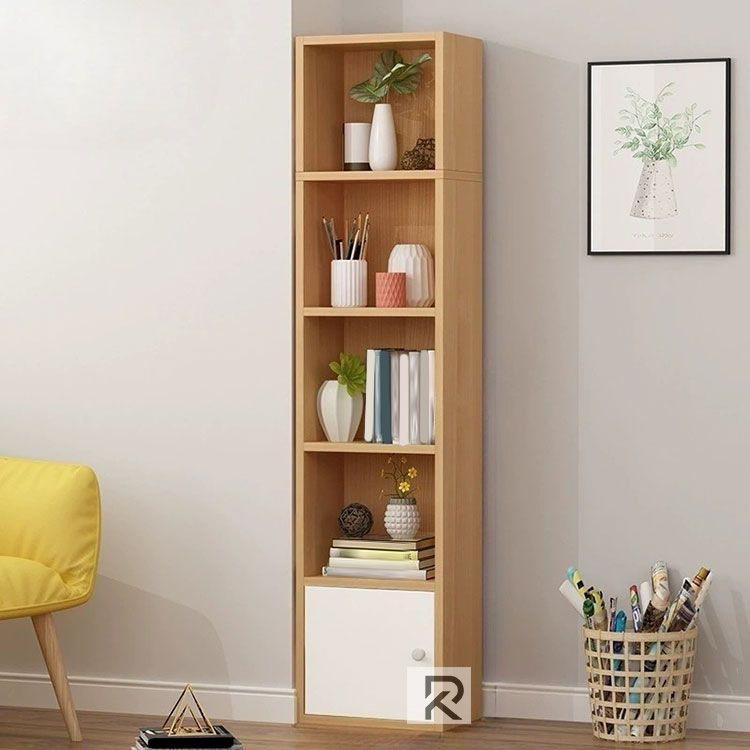 Picture of 5 Layer Best Book Shelf Simple Design Living Room Decorative Display Organize Rack Wood Storage Bookshelf Modern Life Rack Shelve