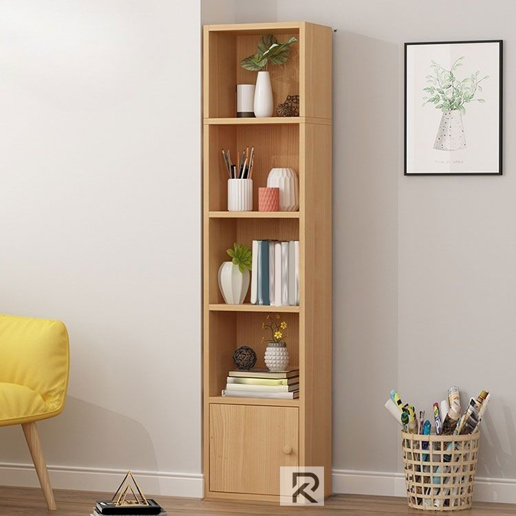 Picture of 5 Layer Best Book Shelf Simple Design Living Room Decorative Display Organize Rack Wood Storage Bookshelf Modern Life Rack Shelve