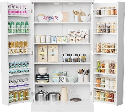 Picture of Nifty Niche Kitchen Cabinet Convenient Storage Solution Pantry Cabinet Space Savers Multipurpose Essentials