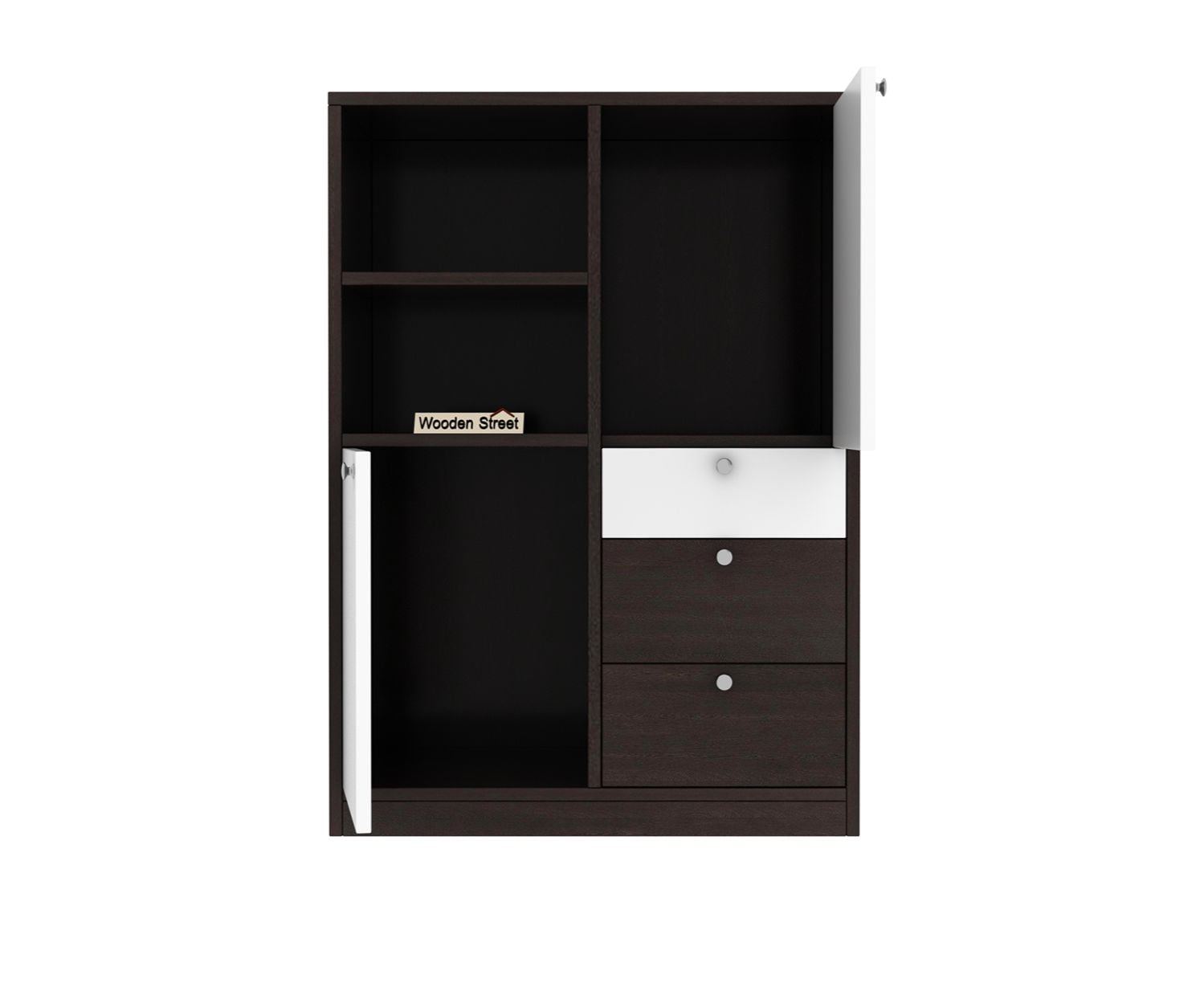 Picture of RK Special Design Engineered Wood Kitchen Cabinet and Sideboard with Frosty White Drawers