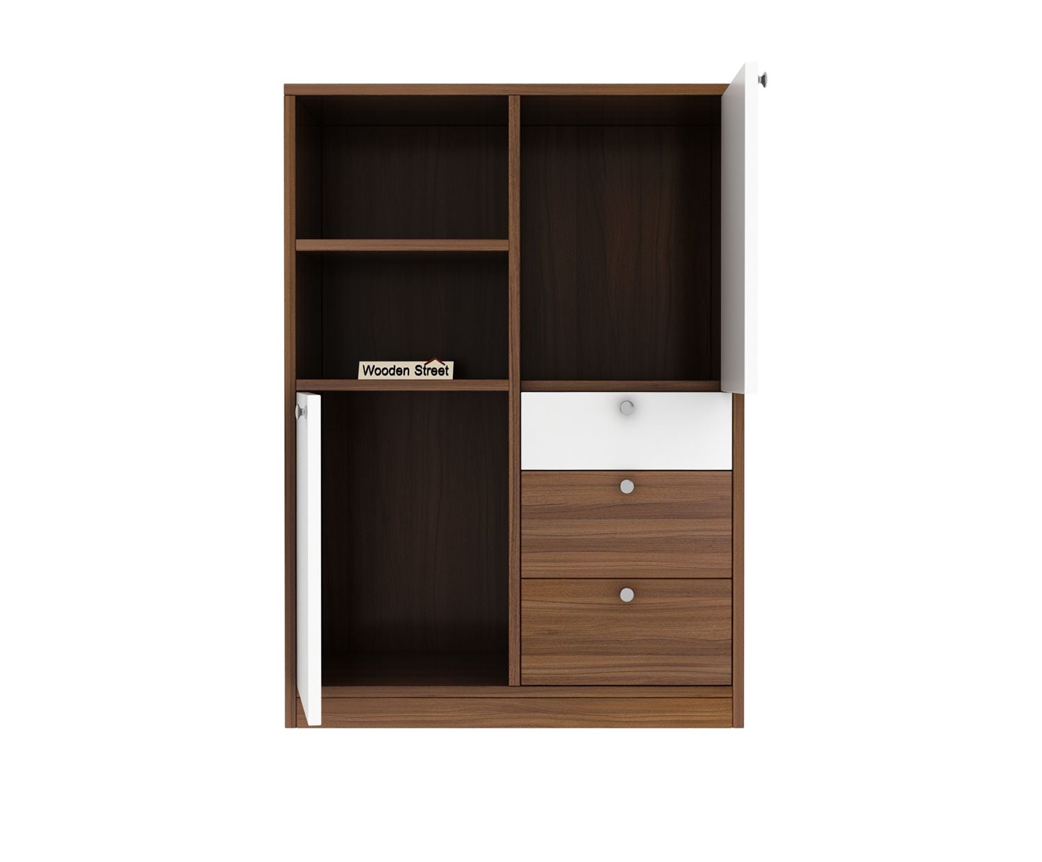 Picture of RK Special Design Engineered Wood Kitchen Cabinet and Sideboard with Frosty White Drawers