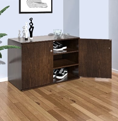 Picture of RK Classic Shoe Rack Organizer/ Shoe Cabinet for Entryway or Shoes Storage Cabinet Size: H20XL30XD12