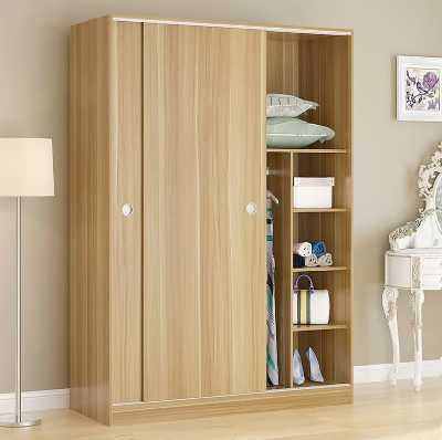 Picture of 2-Door Sliding Wardrobe Almira – Engineered Wood Storage Cabinet for Bedroom